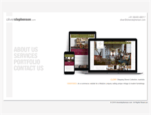 Tablet Screenshot of oliverstephenson.com